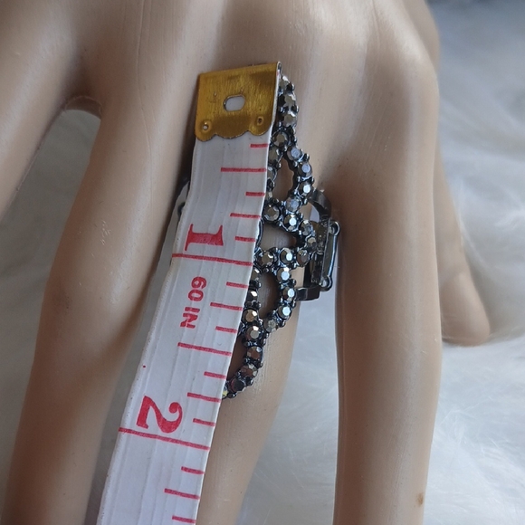 Paparazzi Metallic Black Statement Ring - Picture 10 of 10